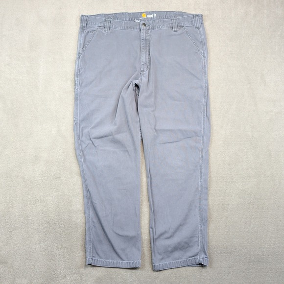 Carhartt Modern Workwear Carpenter Pants 42x32 Gray Relaxed Fit Utility Canvas — photo 2
